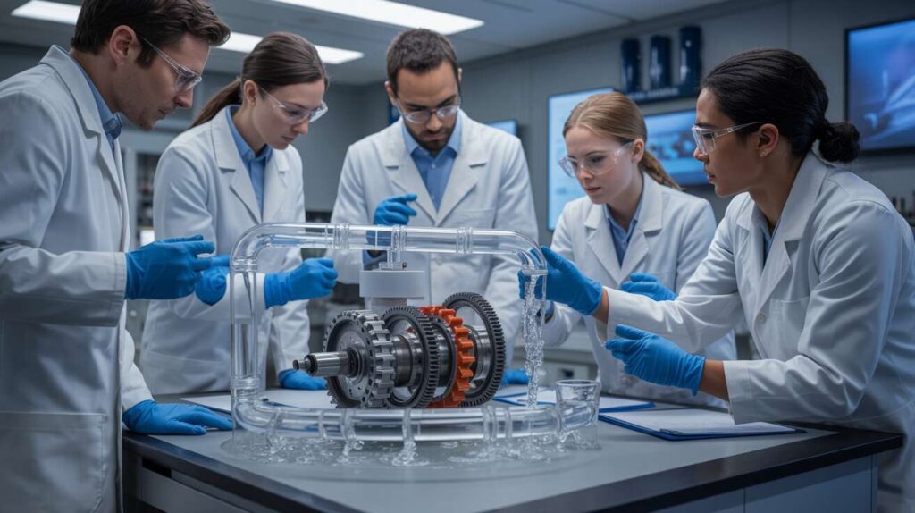 US Scientists Develop Water-Driven Gears for Durable Robots and Machinery