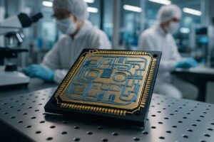 Scientists realize a three-qubit quantum register in a silicon photonic chip