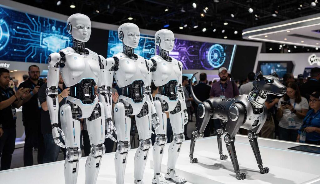 Automation army: China’s firm hits US stage with 3 humanoids, 1 robot dog model