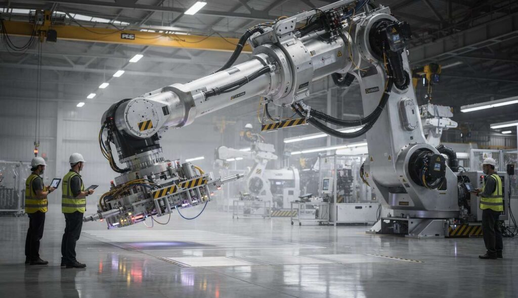 60 Tons Lifted With 0.01 Millimeter Precision: The Robot That Defies Physics