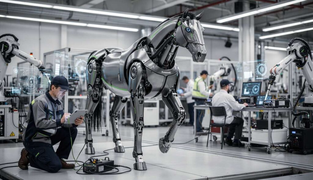 Kawasaki’s Robot Horse Is Going Into Production